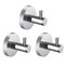 Kibi Circular Bathroom Towel & Robe Hook 3 Count KBA1401CH-3PC - alternate 1